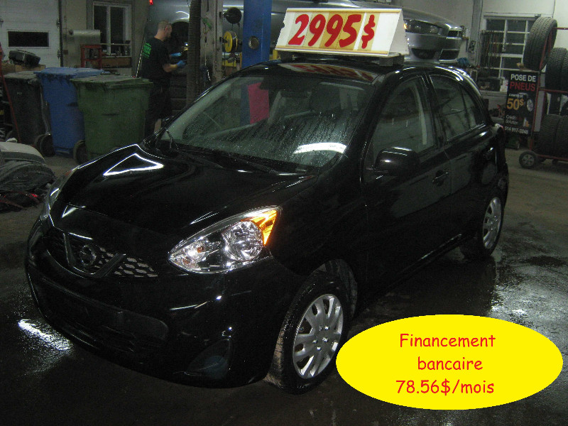 Nissan Micra S 2015 à vendre à Ste-Anne-des-Plaines PETIT BUDGET !!!