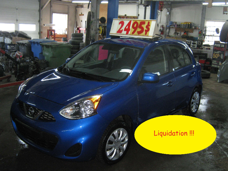 Nissan Micra SV 2016 à vendre à Ste-Anne-des-Plaines PETIT BUDGET !!!